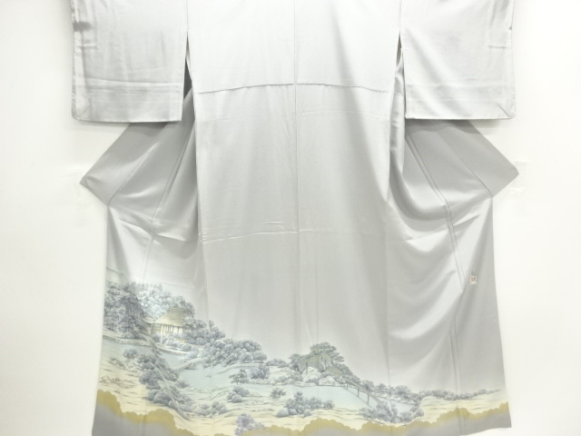 JAPANESE KIMONO / IRO-TOMESODE / SCENERY / ARTIST WORK